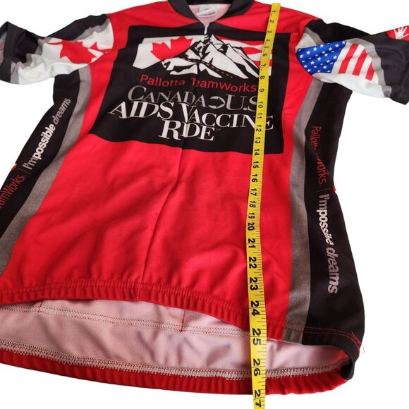 Vintage Mens Canada Us Aids Vaccine Ride Cycle Jersey Size Large 2001 - Picture 9 of 13